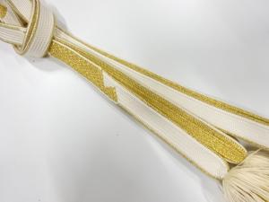 正絹　撚り房　手組帯締め